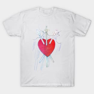 Three of Swords T-Shirt